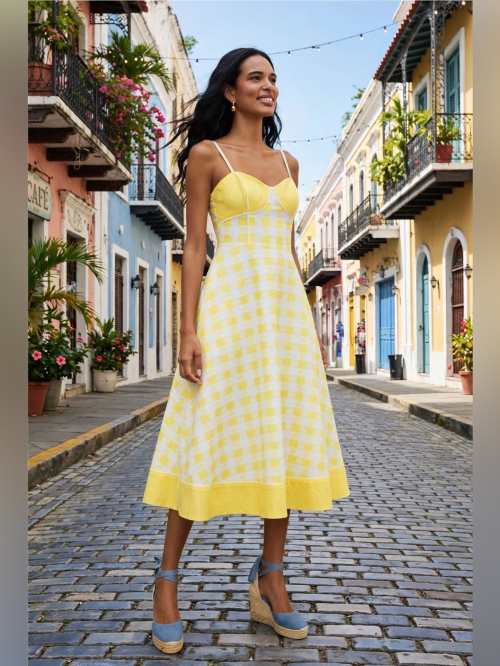 Rachel Antonoff Tablecloth Print Harper Dress
Women’s Yellow Gingham size Medium